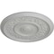 Ekena Millwork Tyrone Ceiling Medallion (Fits Canopies up to 6 3/4"), Hand-Painted Frost, 16 1/8"OD x 3/4"P CM16TYFRF - alternate 3